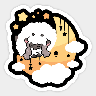 Sleepy Sheep Sticker